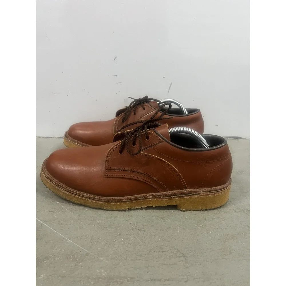 Thomas McCan Men's Brown Leather‎ Derby Oxford Dress Shoes Size 11 Classic Style